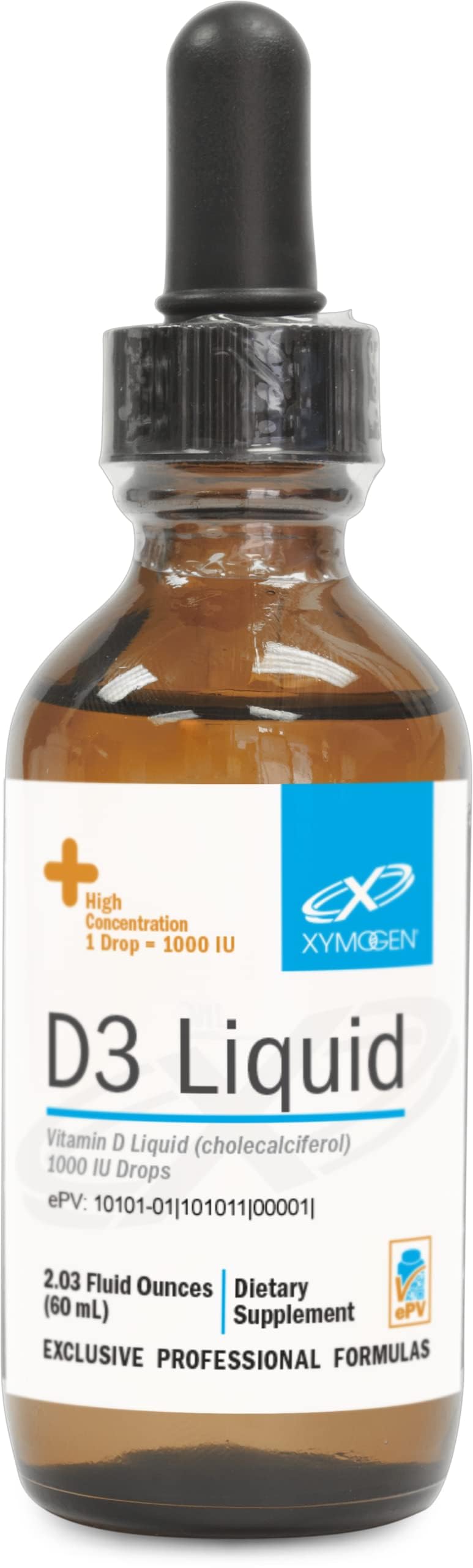 XYMOGEN D3 Liquide – goutte 1000 UI pour un soutien immunitaire potentiel et absorption facilitée.