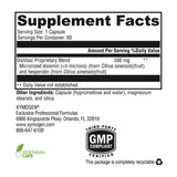 XYMOGEN DioVasc – capsules visibles, formulation micronisée pour meilleure absorption.