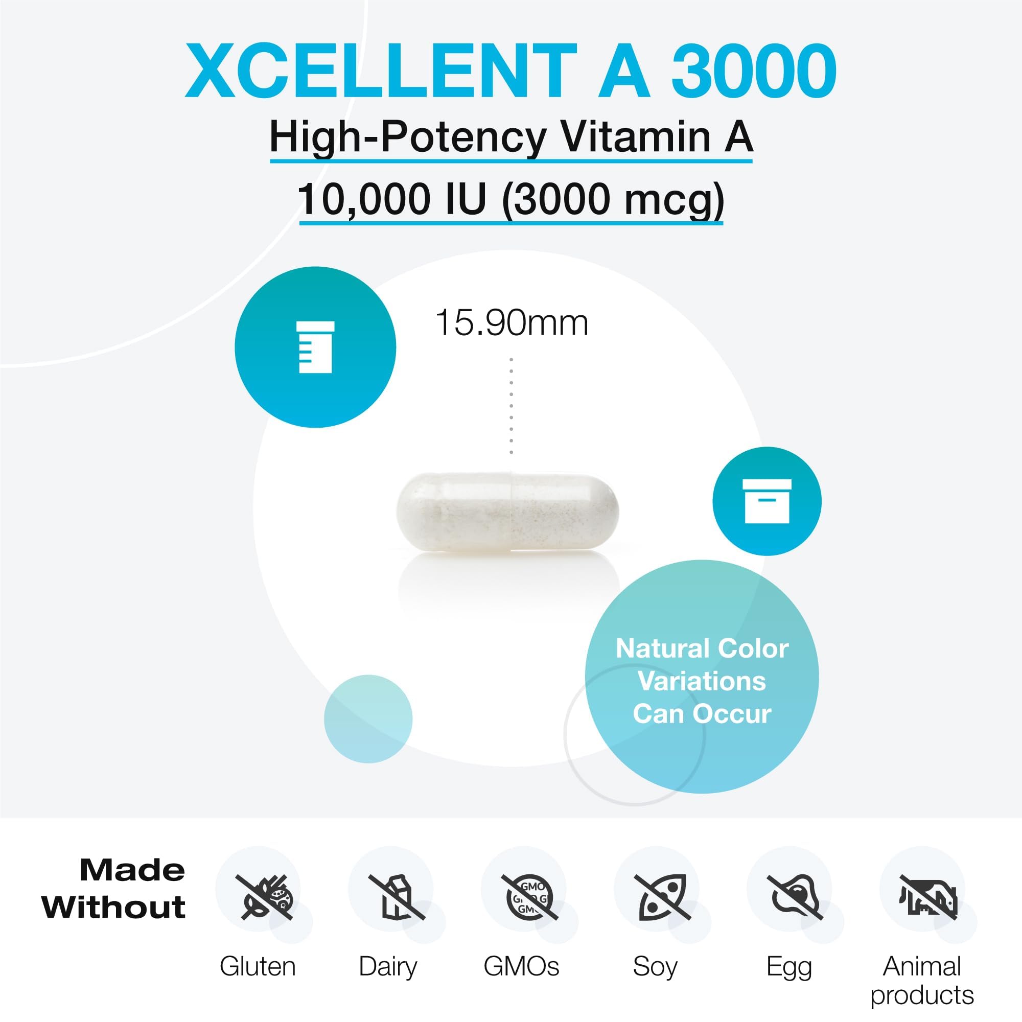 Xymogen Xcellent A3000 – étiquette claire, information fiable sur la posologie