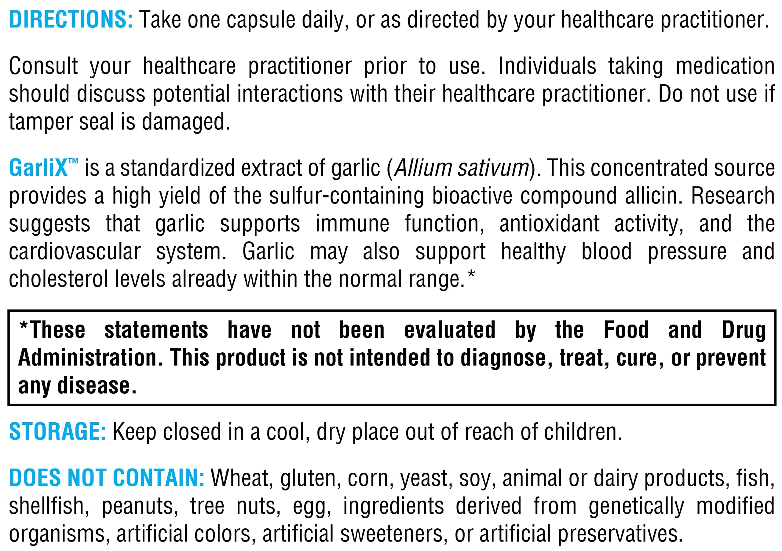 GarliX de XYMOGEN - usage quotidien recommandé pour la routine santé.