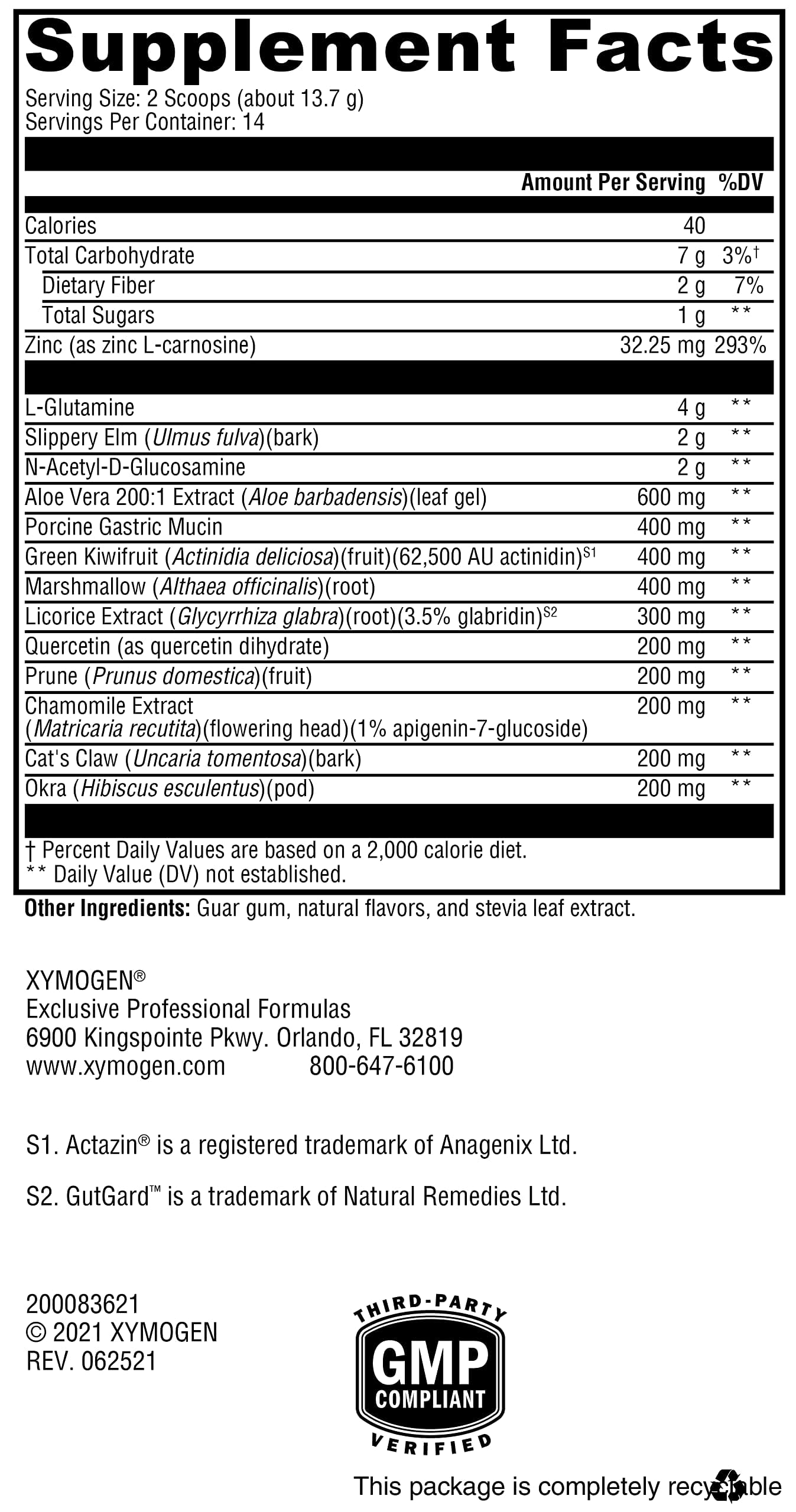XYMOGEN GI Balance dose poudre: utilisation pratique au quotidien.