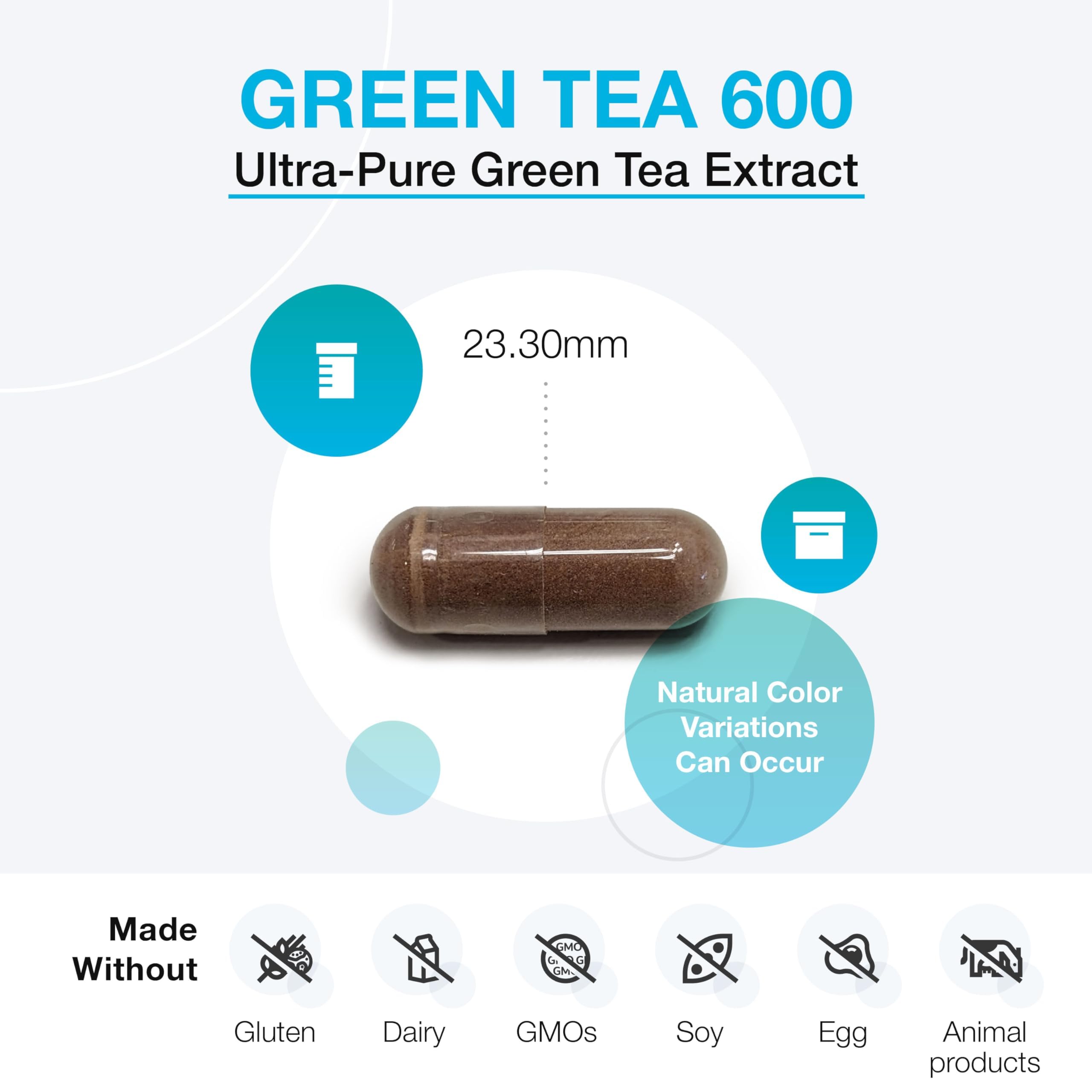XYMOGEN Green Tea 600 — capsules, prise pratique lors du quotidien