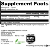XYMOGEN Green Tea 600 — étui, emballage clair pour une routine saine