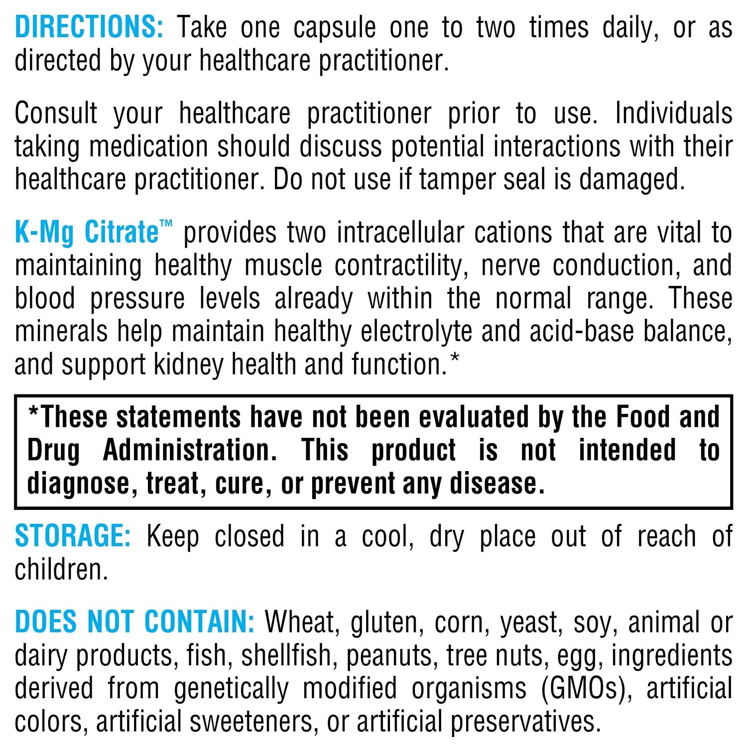 XYMOGEN K-Mg Citrate – capsule posée près du blister, équilibre électrolytique potentiel.