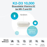 Xymogen K2-D3 10000 – schéma d’absorption optimale et synergie D3-K2.
