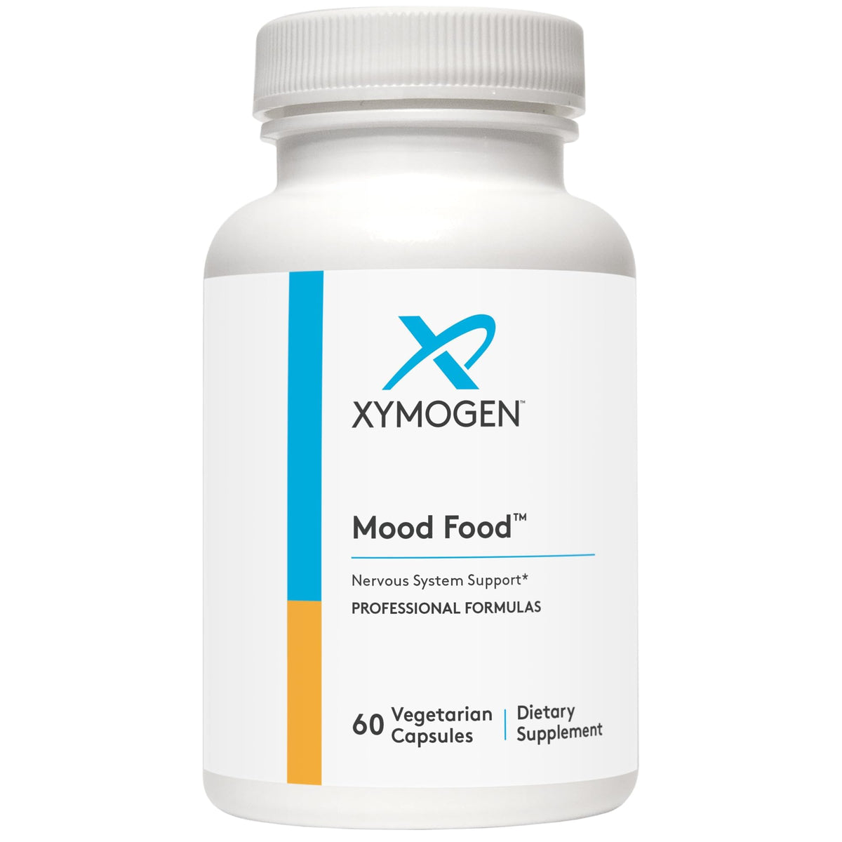 XYMOGEN Mood Food bouteille présentée avec une promesse d equilibrio et calme potentiel.