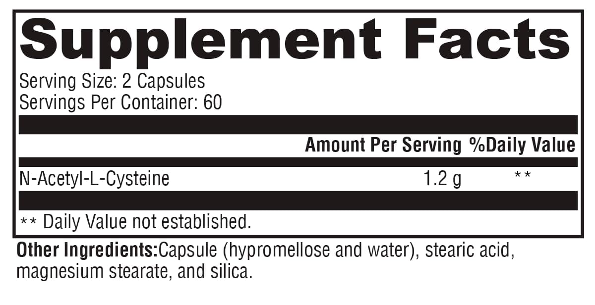 Boîte XYMOGEN N-acétyl-cystéine 120 capsules, pratique et facile à intégrer.