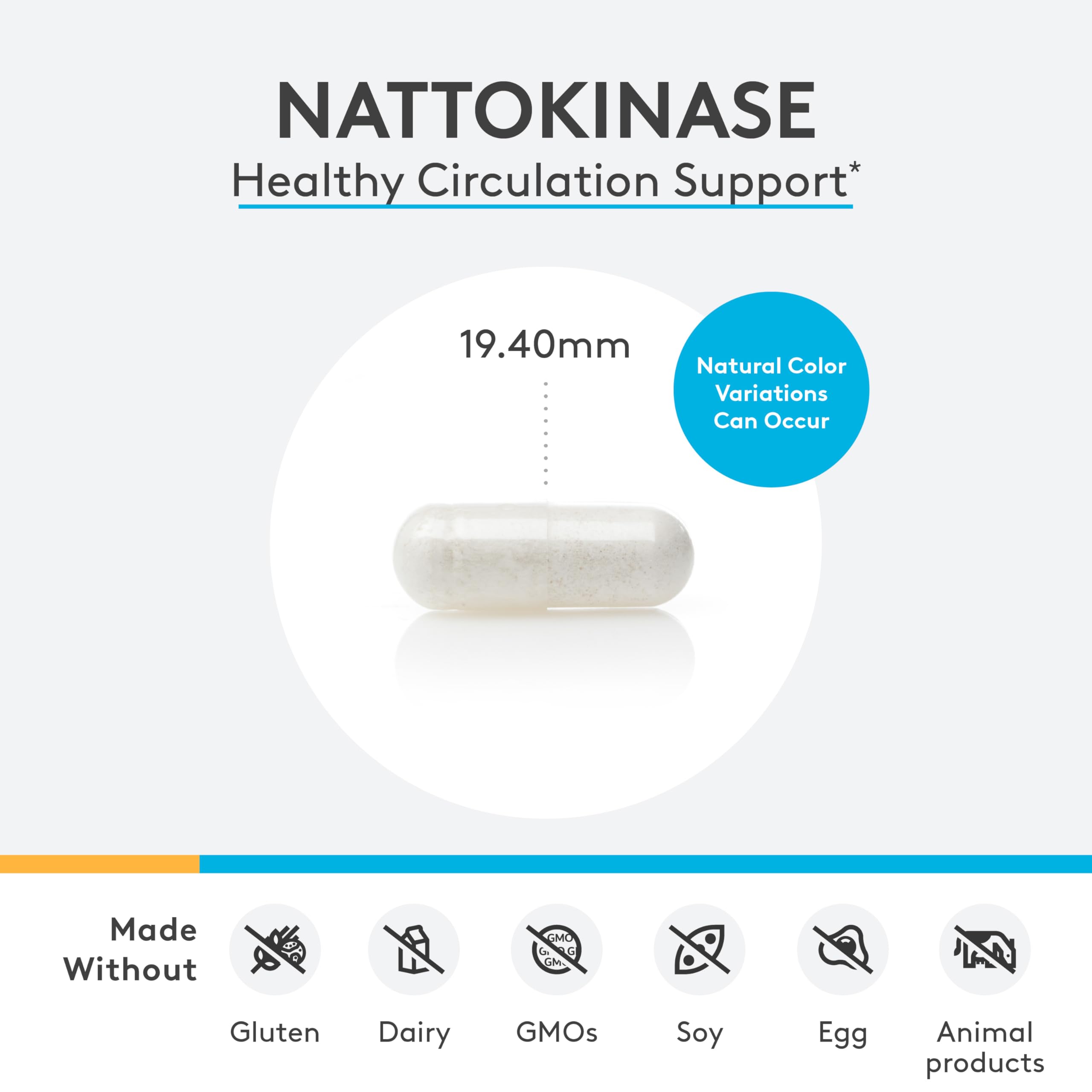 XYMOGEN Nattokinase, emballage élégant, facilité de rangement.