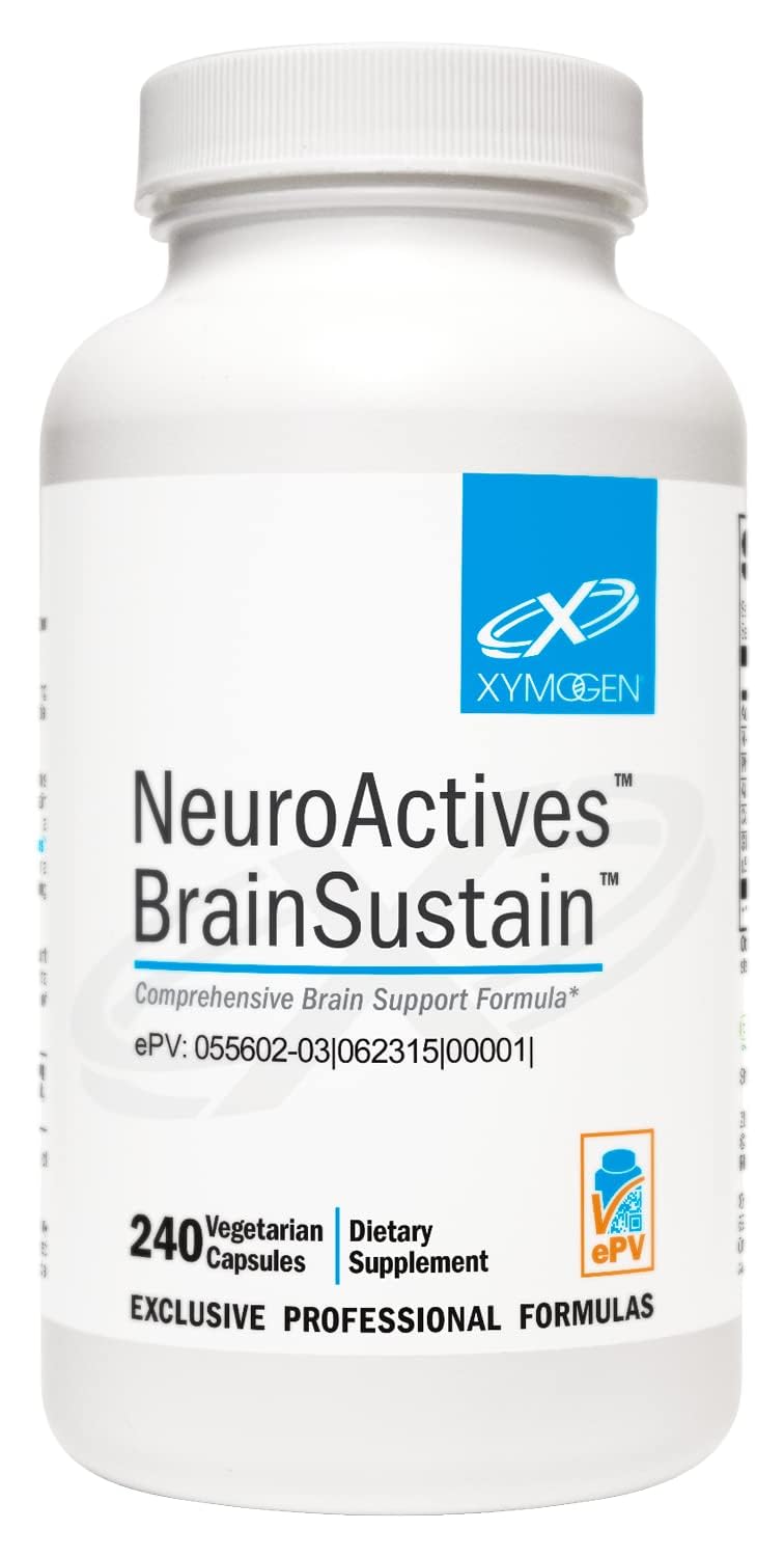 XYMOGEN NeuroActives gélules et bouteille pour mémoire et concentration.