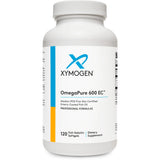 XYMOGEN OmegaPure 600 EC, bouteille; potentiellement bénéfique pour le cœur et le cerveau.