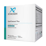 XYMOGEN OptiCleanse Plus protéine végétale Vanille Délice en sachet, prêt à mélanger.