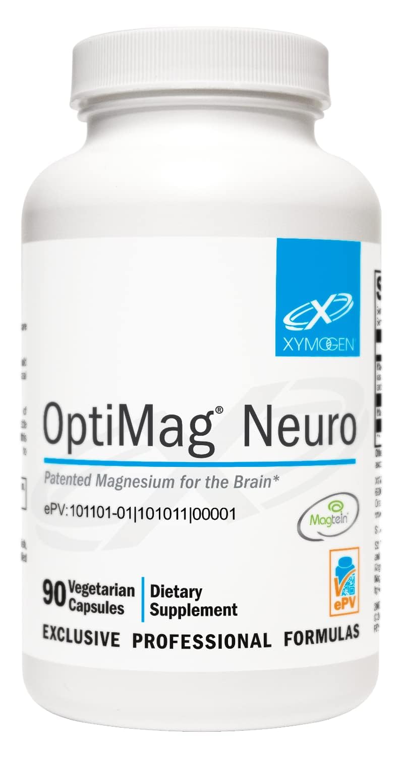 XYMOGEN OptiMag Neuro, bouteille; soutien potentiel pour une routine bien-être.