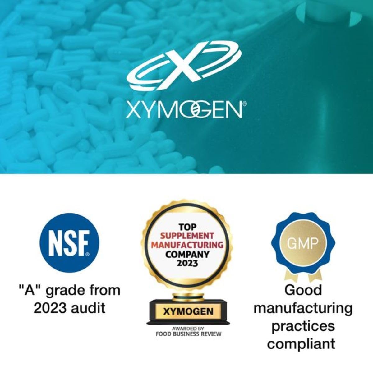 XYMOGEN OptiMag Neuro: composition magnésium diversifiée pour une absorption potentielle.