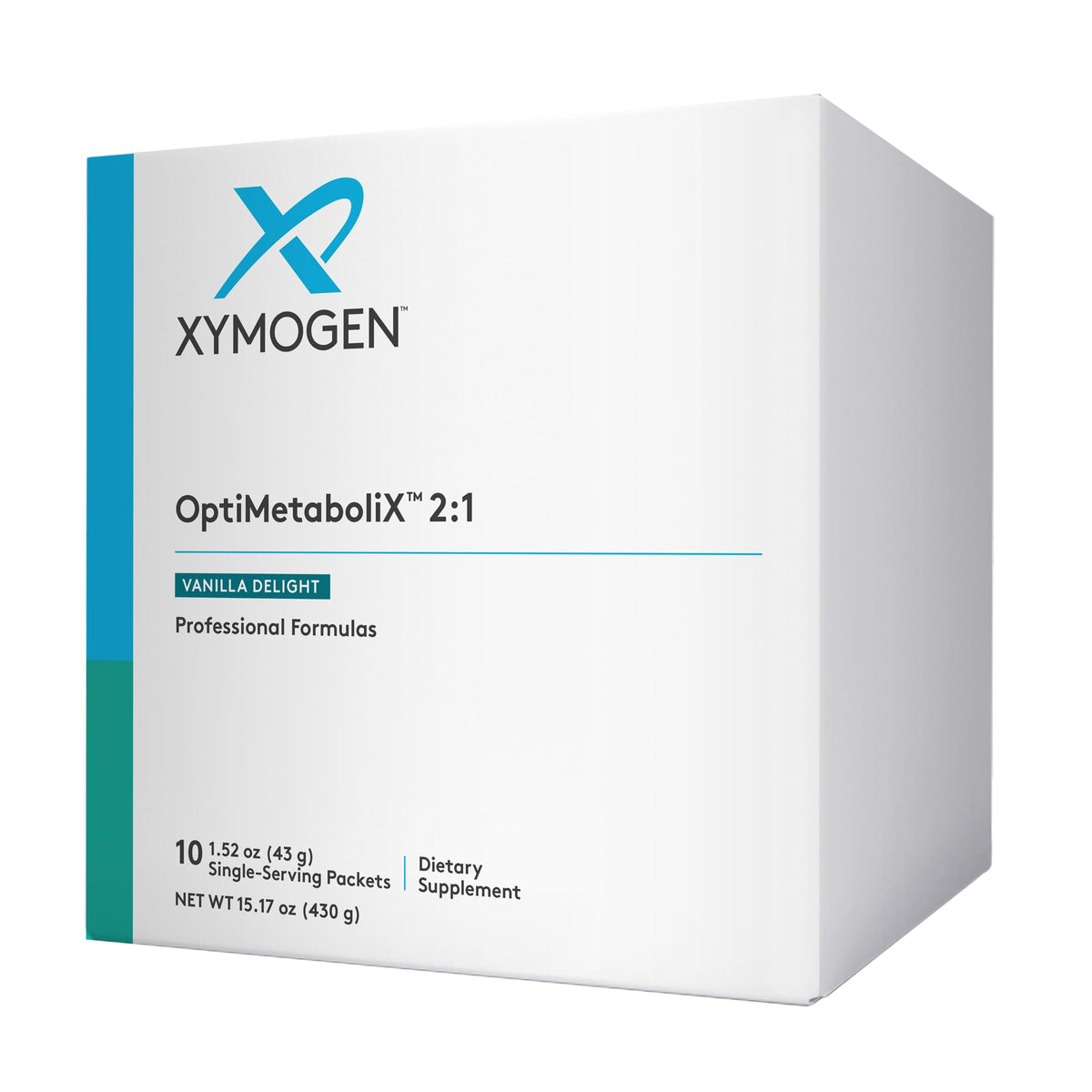 XYMOGEN OptiMetaboliX – bouteille métabolisme, soutien potentiel et flacon élégant.