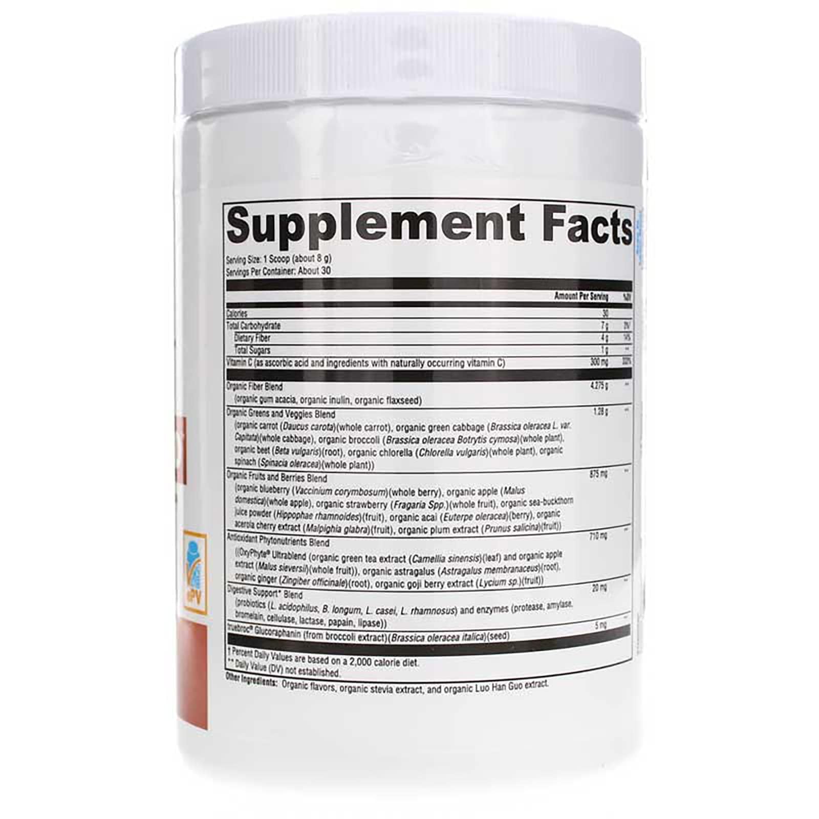 XYMOGEN OrganiX Phytofood, probiotiques et enzymes digestives pour favoriser une boisson pratique.