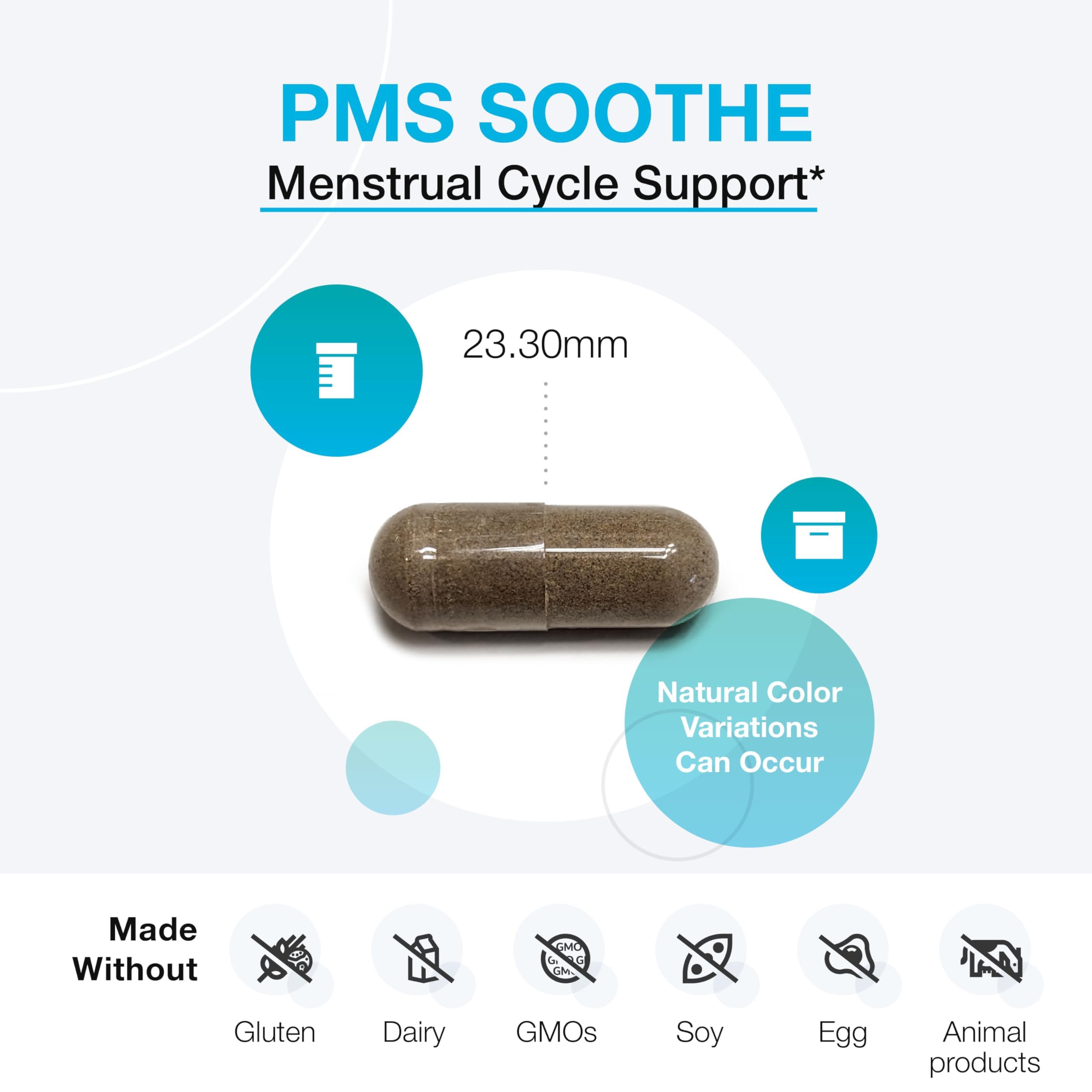 XYMOGEN PMS Soothe – Dong Quai, ingrédient traditionnel pour le soutien du cycle.