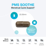 XYMOGEN PMS Soothe – Dong Quai, ingrédient traditionnel pour le soutien du cycle.