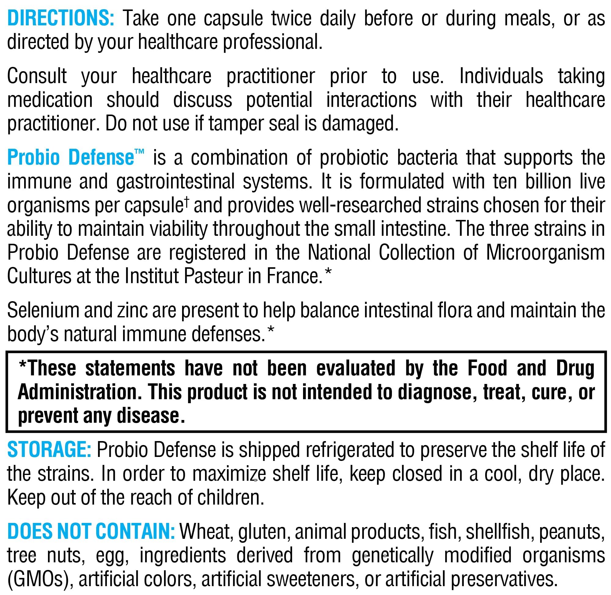XYMOGEN Probio Defense, frigo, conservation optimale pour conserver les probiotiques.