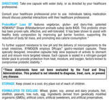 XYMOGEN ProbioMax Lean, apport nutritionnel: absorption optimale des nutriments.
