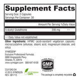 XYMOGEN S Acetyl Glutathione : pilules visibles favorisant une absorption potentielle.