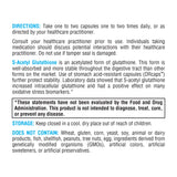 XYMOGEN S Acetyl Glutathione – capsule et verre d’eau, prise facile.