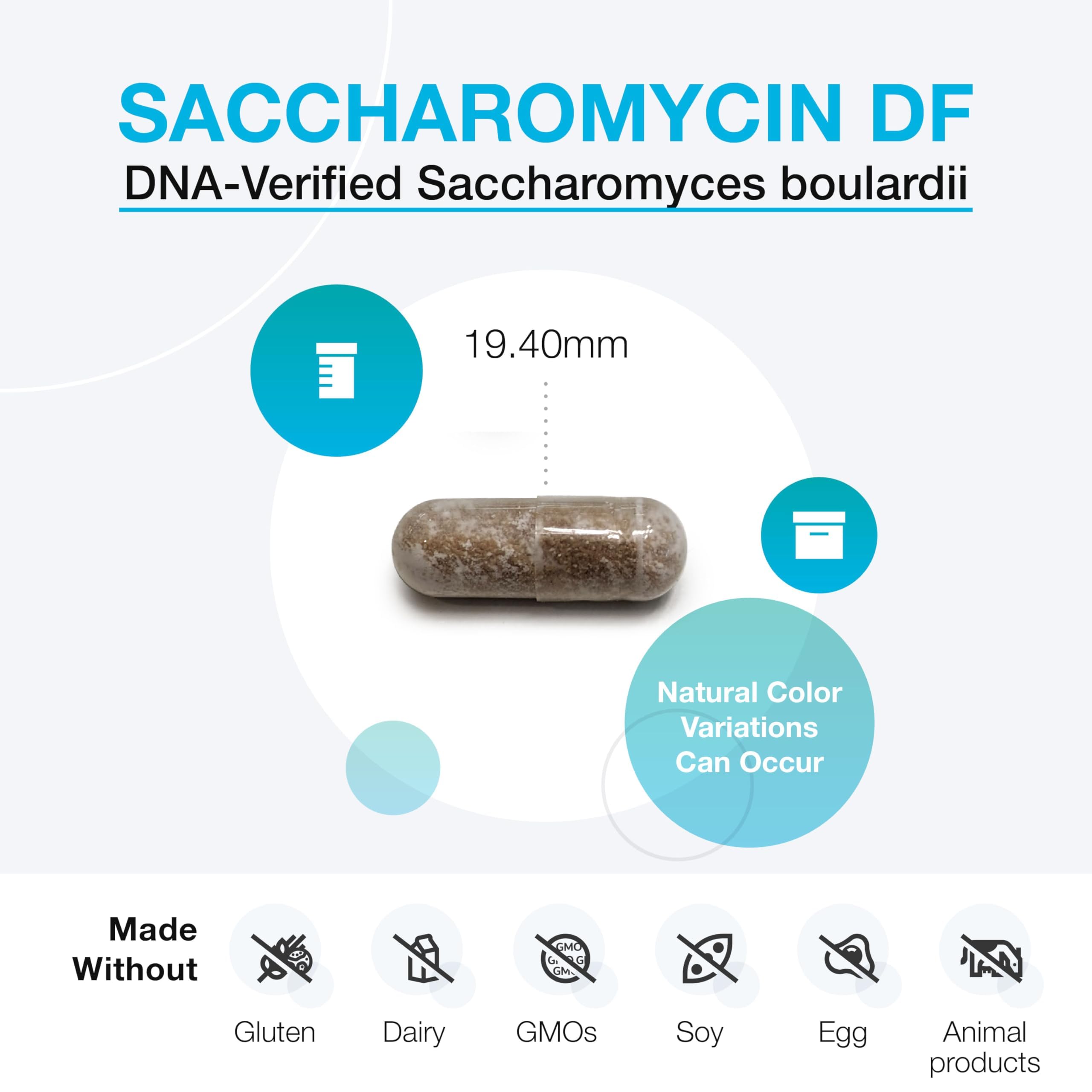 XYMOGEN Saccharomycin 10B — étiquette lisible et informative.