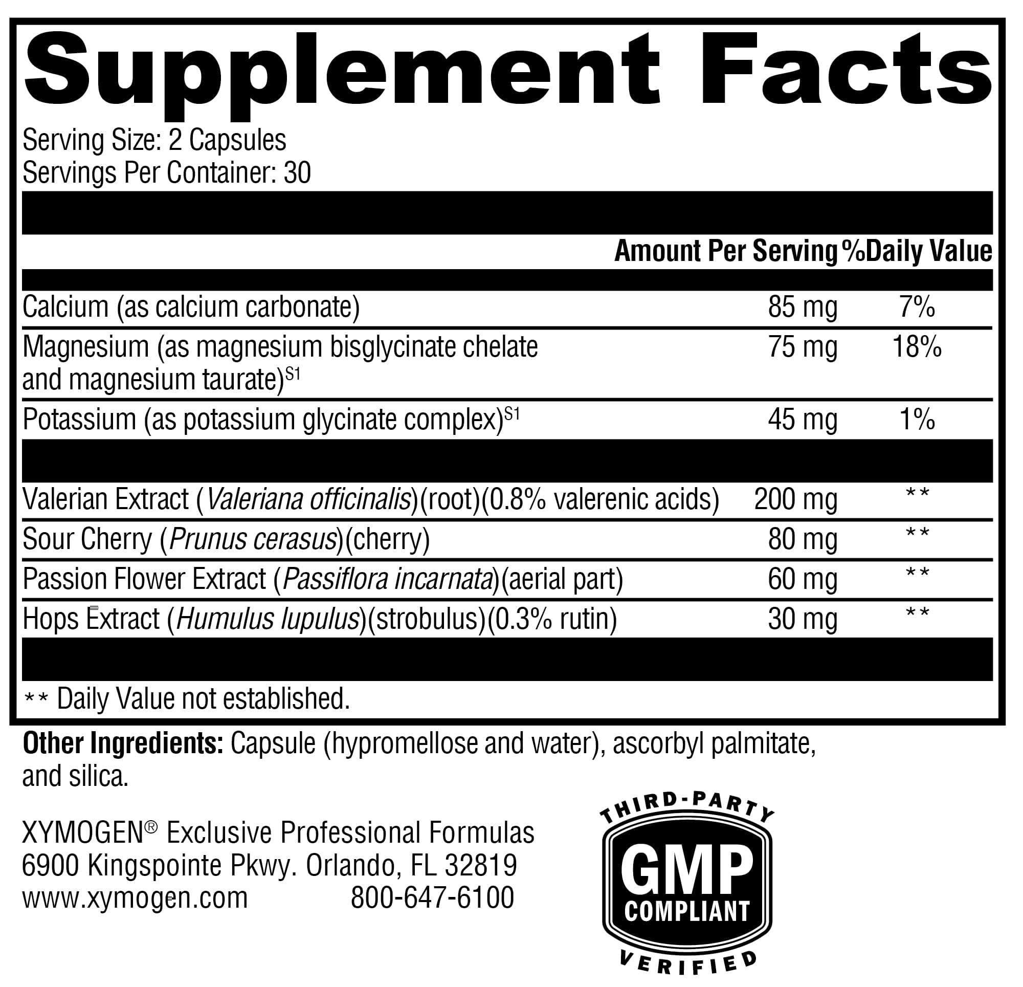 XYMOGEN SynovX Calm - Gélules visibles utilisées pour la récupération musculaire