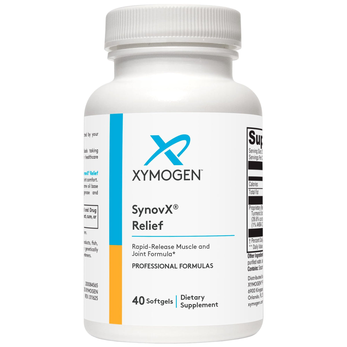 XYMOGEN SynovX Relief - bouteille et gelules molles pour le quotidien