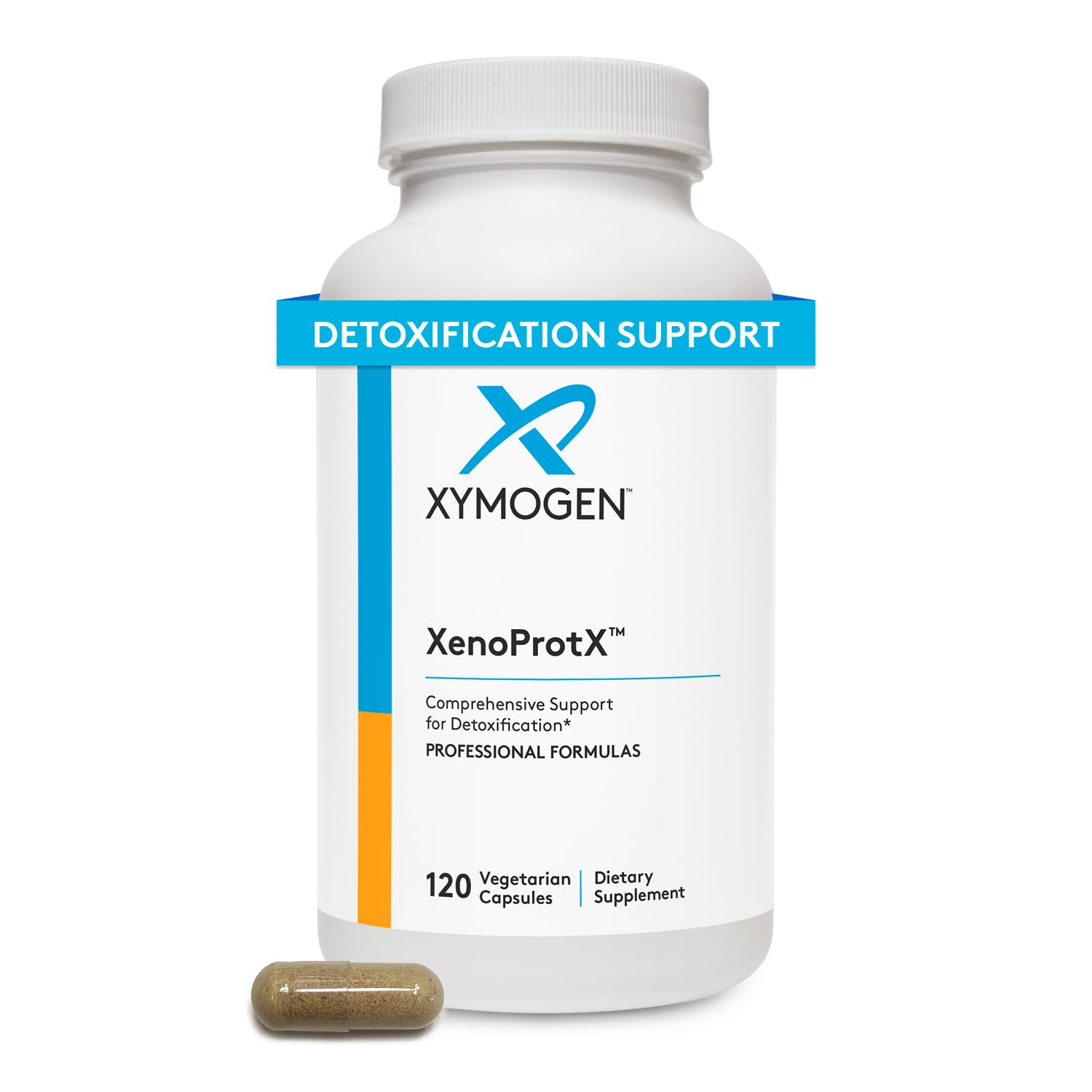Xymogen XenoProtX – Bouteille visible, soutien possible au métabolisme des œstrogènes.