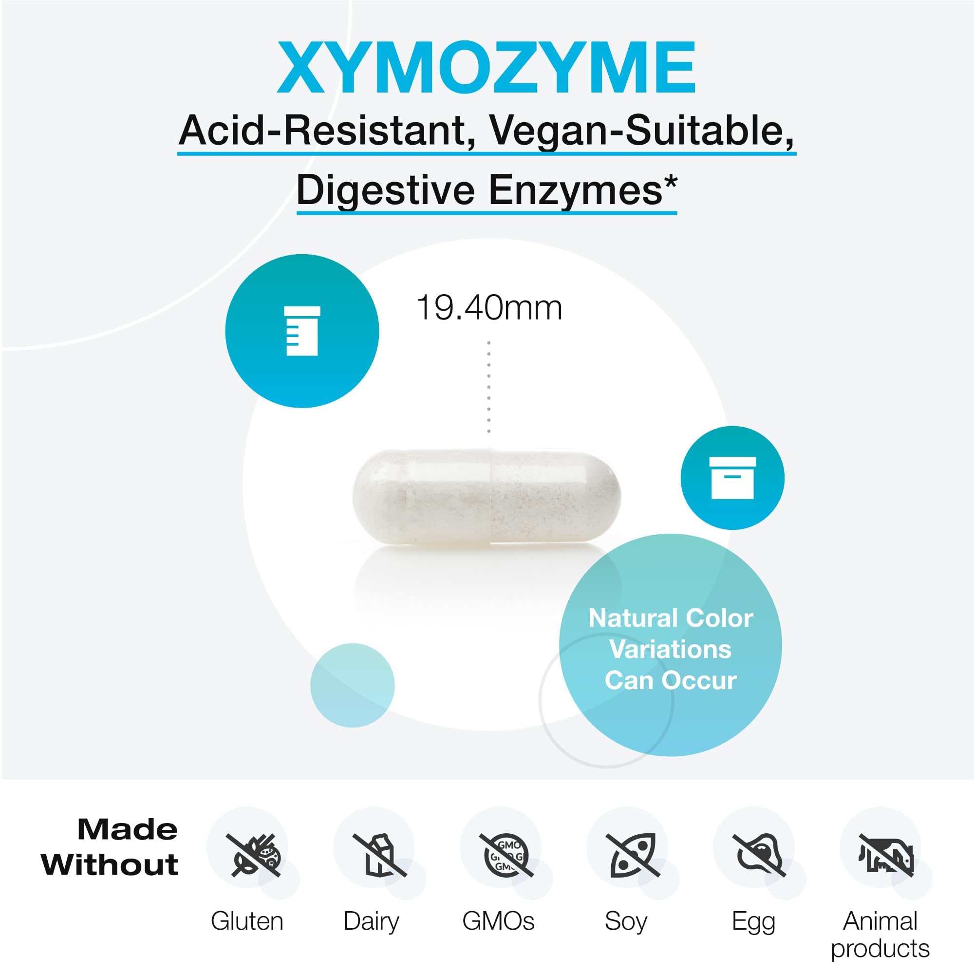 XYMOGEN XymoZyme – Emballage présentation, formulation multi-enzymes pour nutriments variés