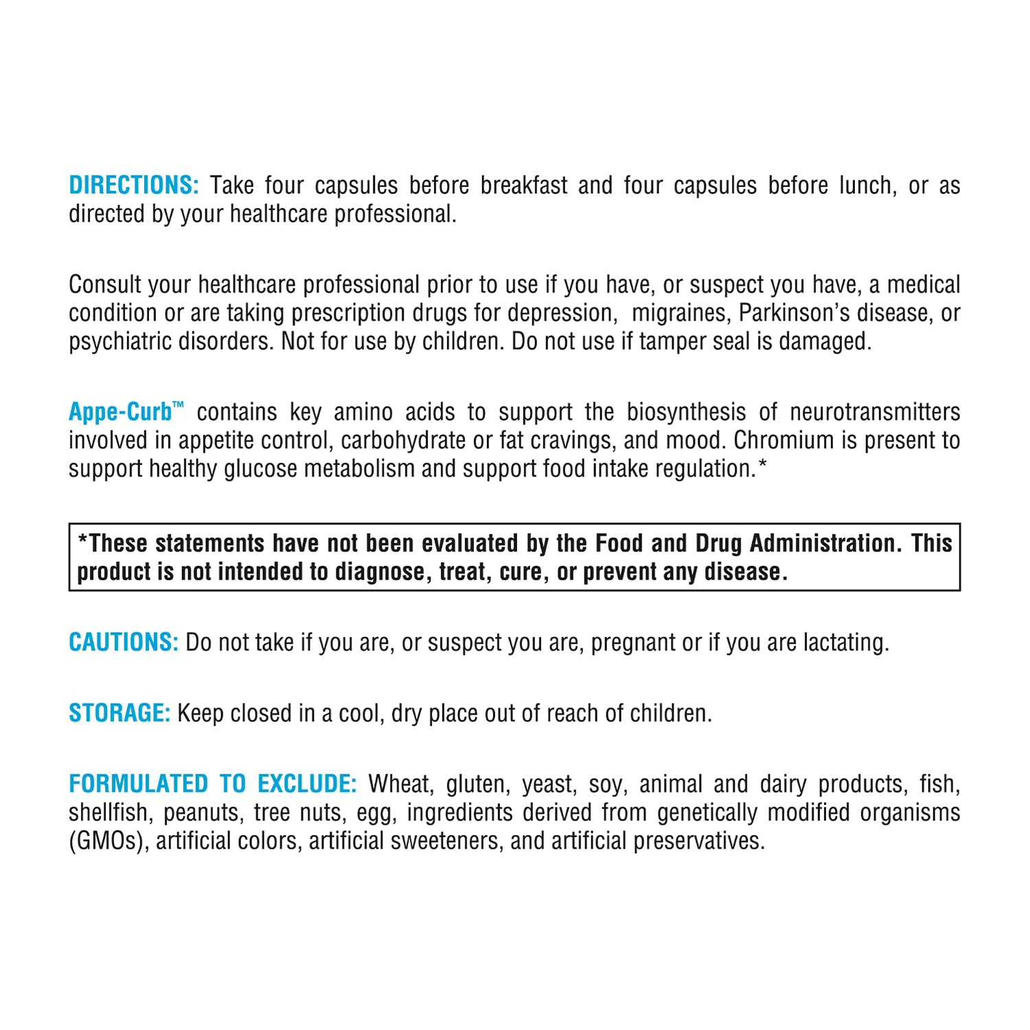 XYMOGEN Appe-Curb: utilisation quotidienne facile dans votre routine.