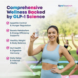 Xyro Research GLP-1 Support, boîte de 60 gélules pour une prise quotidienne.