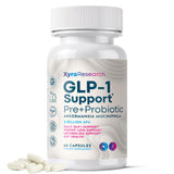 Xyro Research GLP-1 Support, bouteille de gélules favorisant le contrôle de l'appétit.