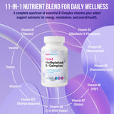 Xyro Research Methylated B-Complex – flacon pratique pour plan trimestriel
