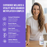 Xyro Research Methylated B-Complex – soutien cerveau et humeur équilibrée