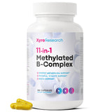 Xyro Research Methylated B-Complex – capsules pour énergie quotidienne et métabolisme optimisé