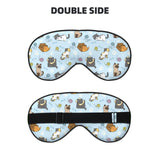 Masque XYSKINO yeux chats, bandeau elastique reglable pour ajustement sûr.