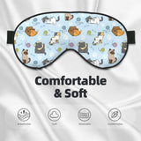 Masque XYSKINO yeux chats, idéal pour dormeurs sur le côté et réduction pression.