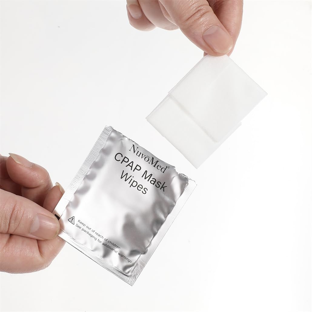 Lingettes XYYLLL pour plastique et silicone CPAP, sans abrasion.
