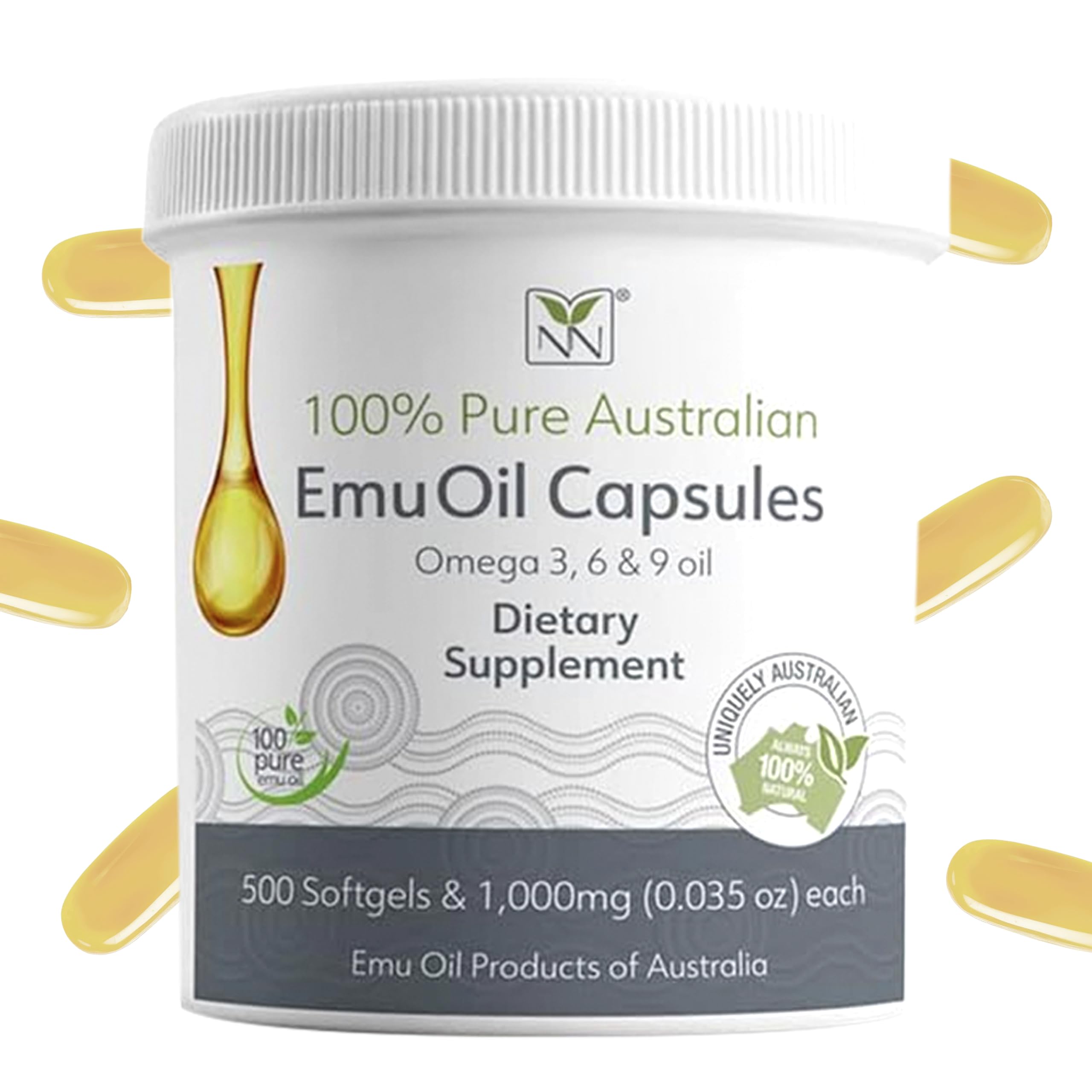 Y Not Natural huile emu capsules – qualité pharmaceutique et pureté pour le bien-être quotidien.