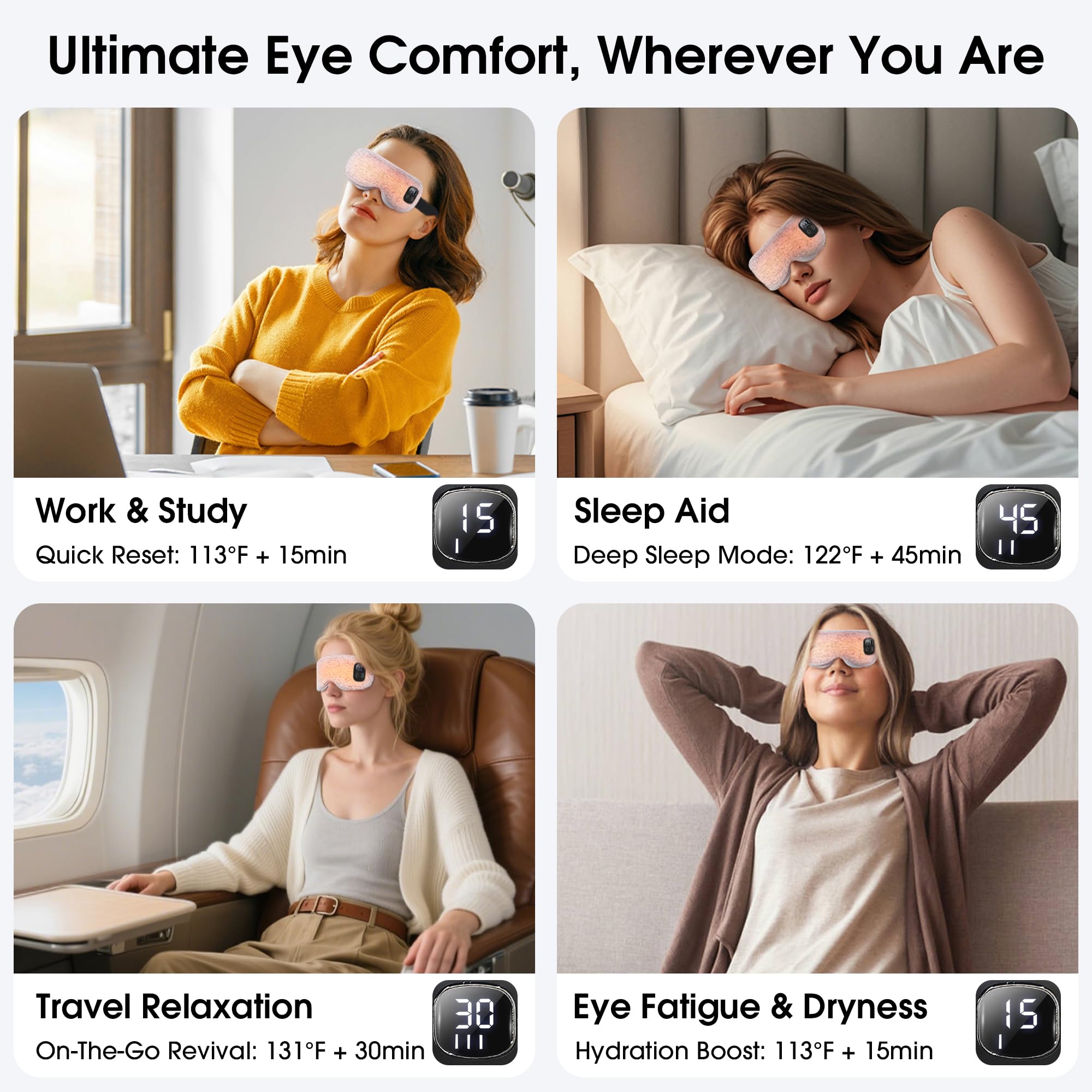 Utilisation du masque YABORAS pour relaxation et pré-sommeil.
