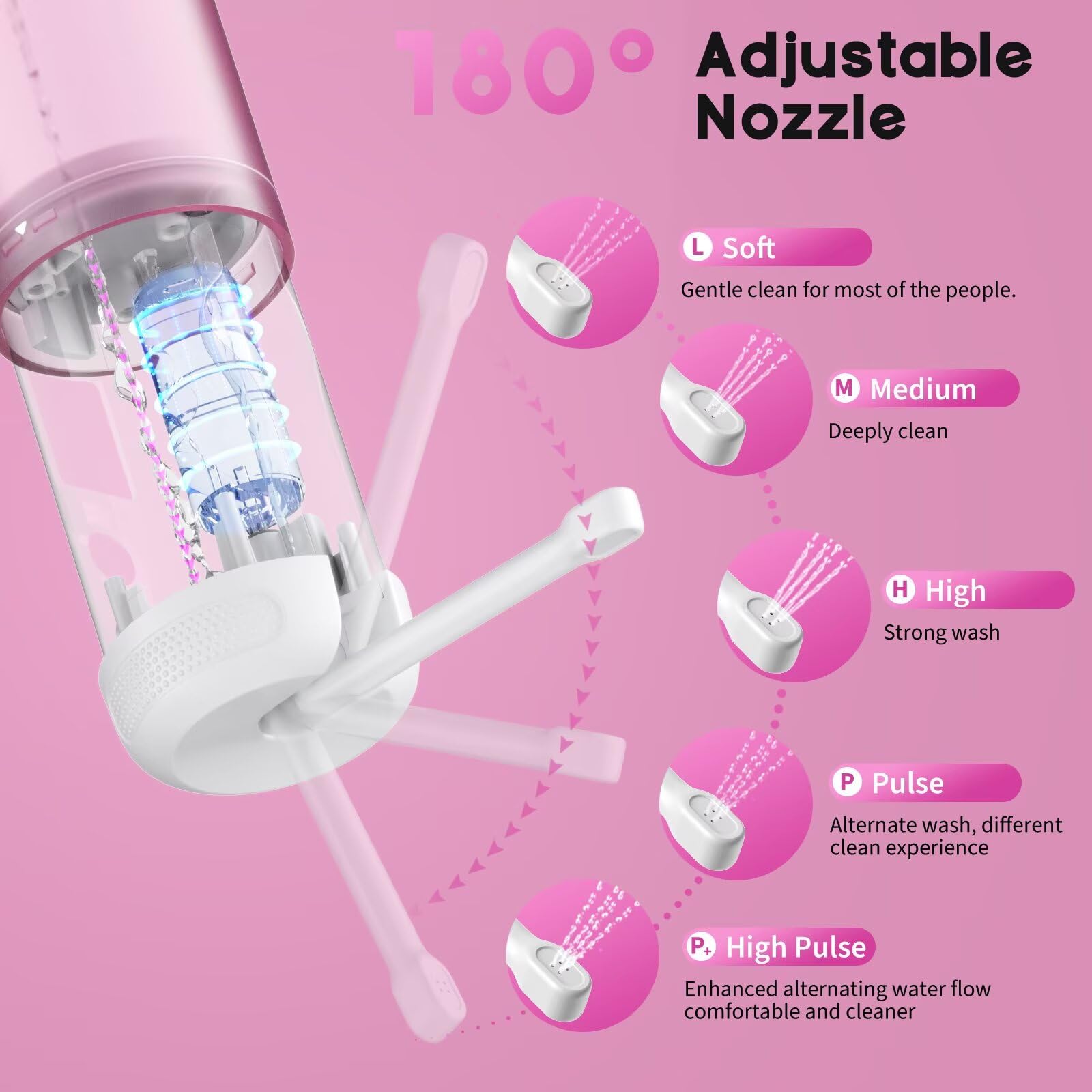 Modes dh arrosage variés pour le confort avec le Yaej