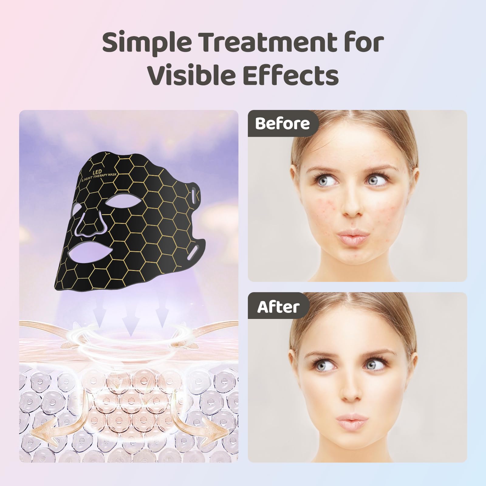 Masque Yahi portable et rechargeable pour une utilisation en déplacement.