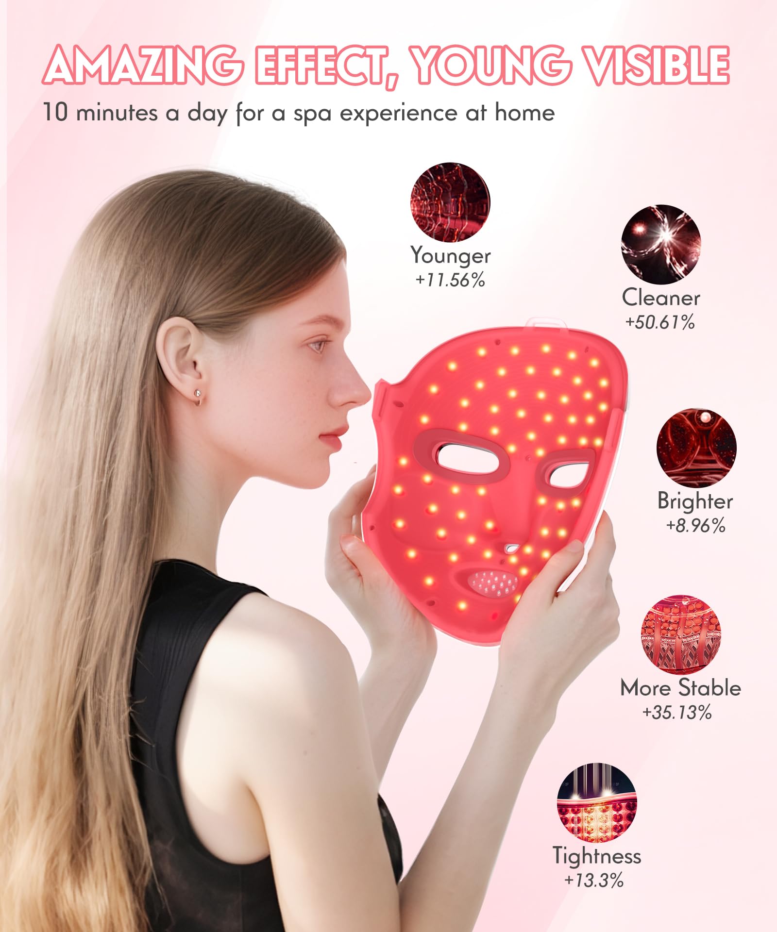 Masque Yahi portable sans fil : utilisation maison, bureau ou voyage