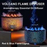 Diffuseur Yaledi avec lumieres rouge et bleu pour relaxation et decor.