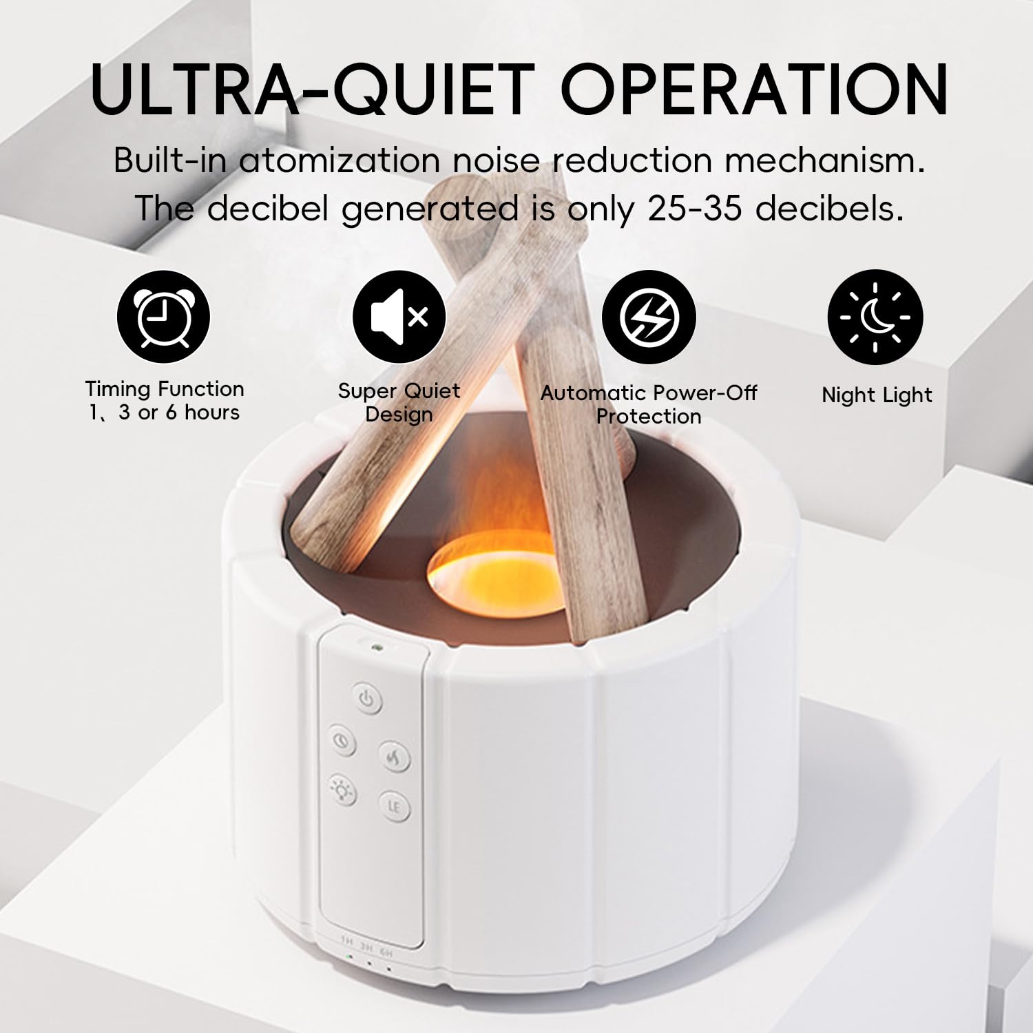 YALEDI diffuseur avec télécommande et réglages faciles.