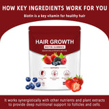 Bonbons Yalei à haute biotine, nutriments pour cheveux.