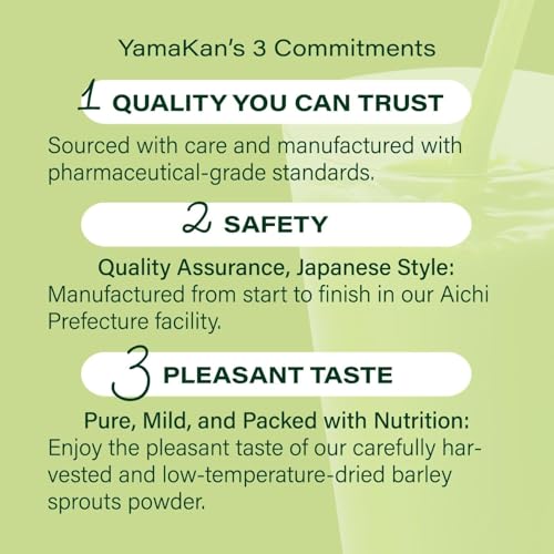 Fibres digestives Yamamoto Kanpoh, poudre d’orge verte pour confort intestinal.