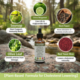 Formule naturelle RESONA avec riz rouge et feuilles d’olivier.