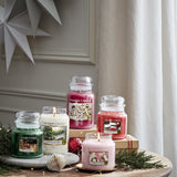 Bougie Yankee Candle ambiance pour soirées et réceptions à la maison.